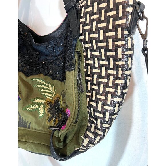 Desigual multicolor large crossbody handbag - Picture 7 of 16